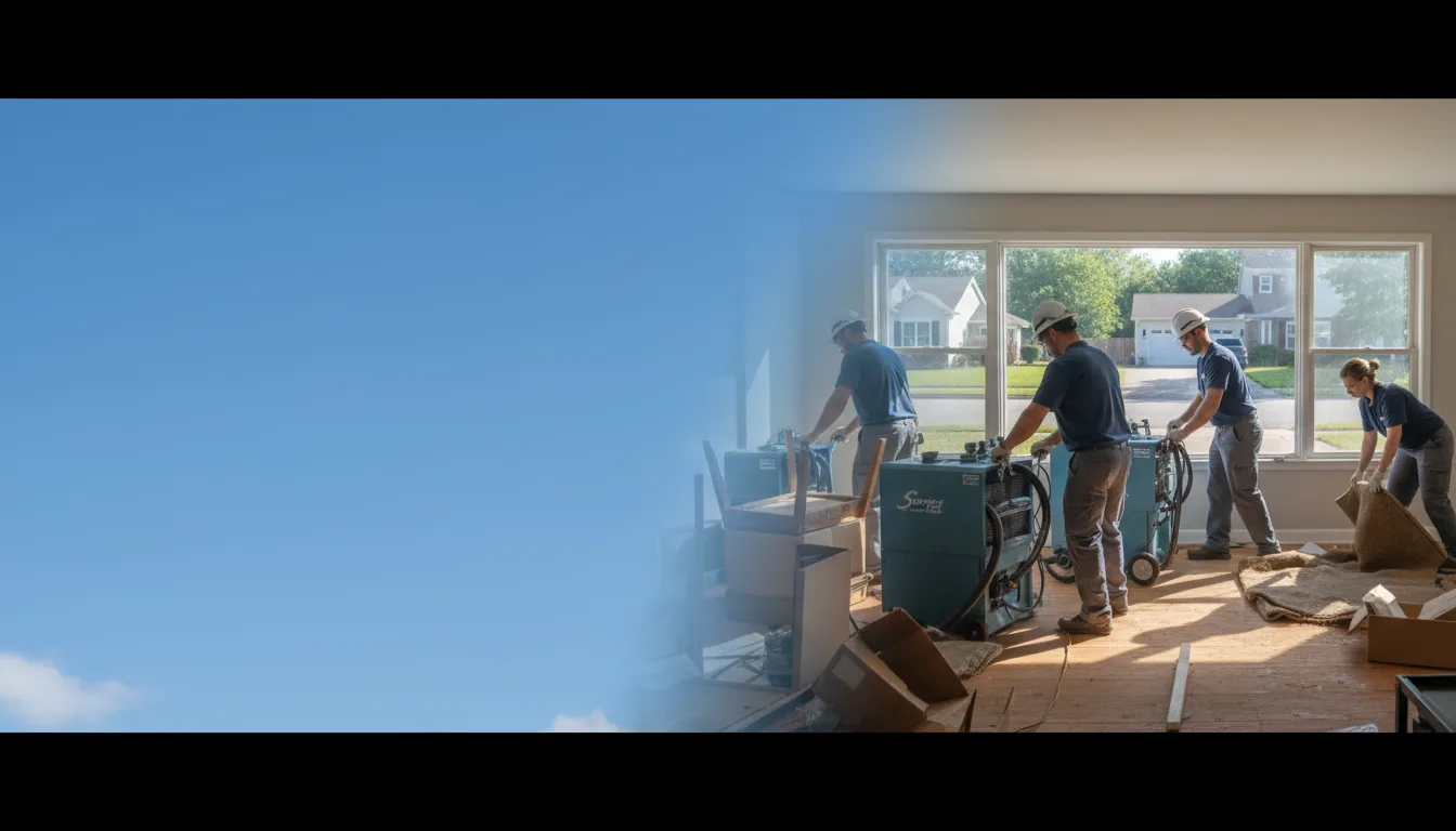 Flood Restoration in Coxs Creek, KY near me
